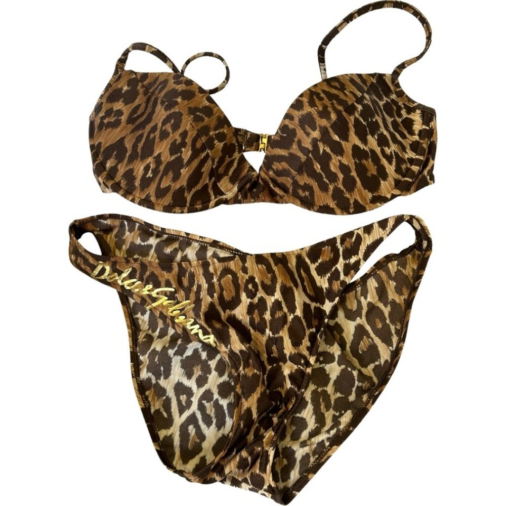 Designer Leopard Bikini Swimwear.